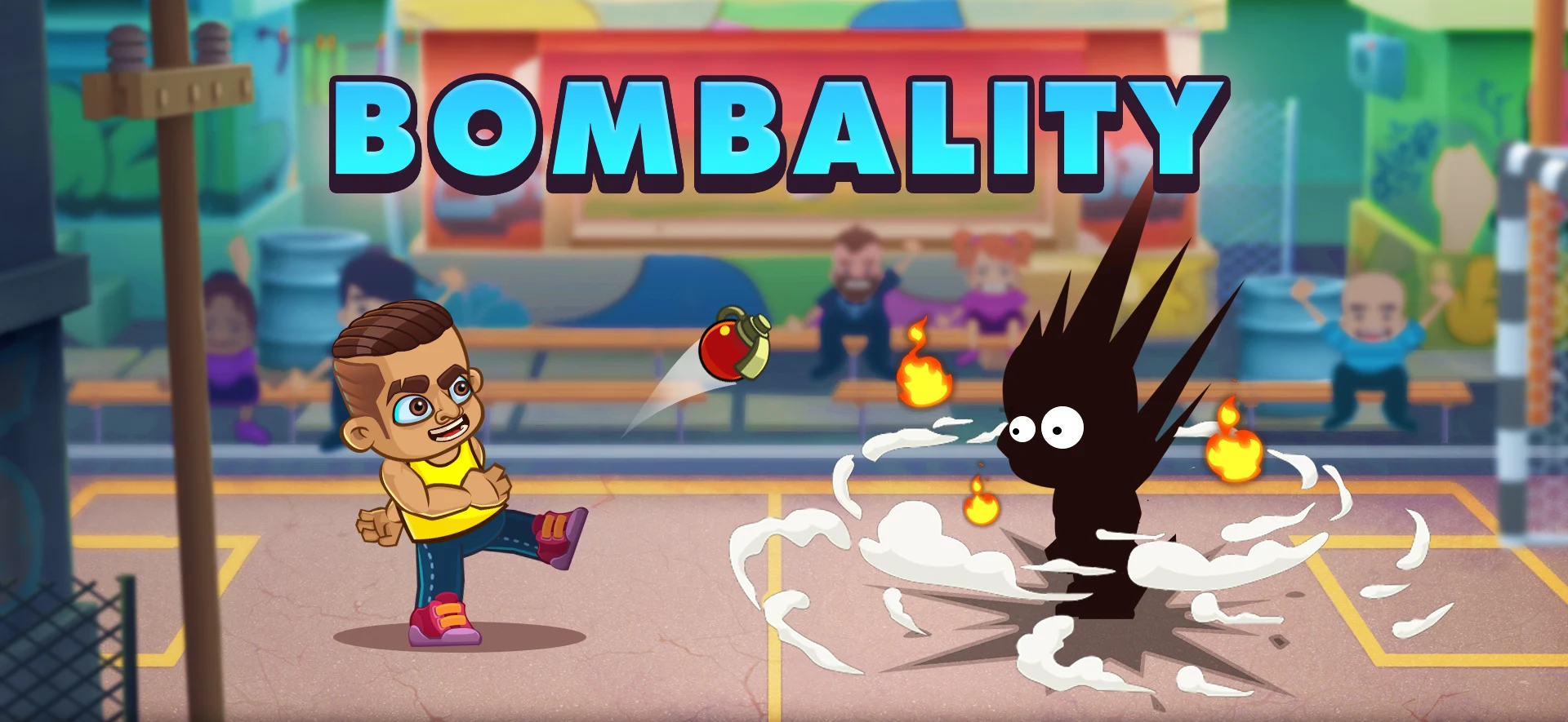 Street Football power attack illustration
